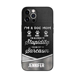 Personalized I'm A Dog Mom Phone Case Printed NQHC2507
