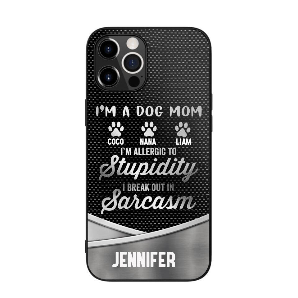 Personalized I'm A Dog Mom Phone Case Printed NQHC2507
