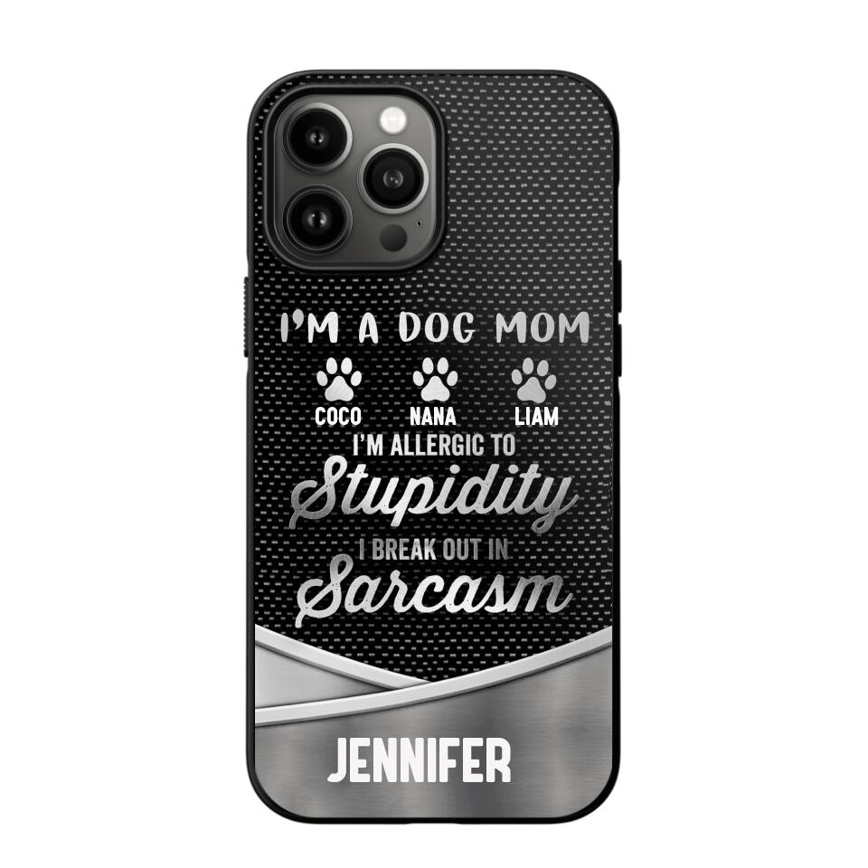 Personalized I'm A Dog Mom Phone Case Printed NQHC2507