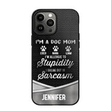 Personalized I'm A Dog Mom Phone Case Printed NQHC2507