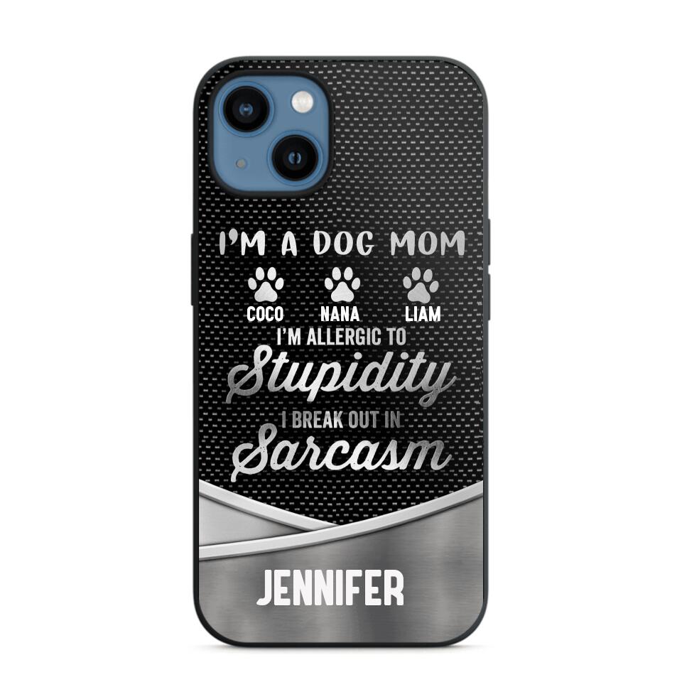 Personalized I'm A Dog Mom Phone Case Printed NQHC2507