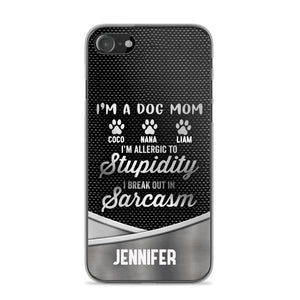 Personalized I'm A Dog Mom Phone Case Printed NQHC2507