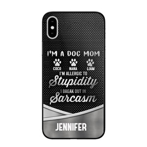 Personalized I'm A Dog Mom Phone Case Printed NQHC2507