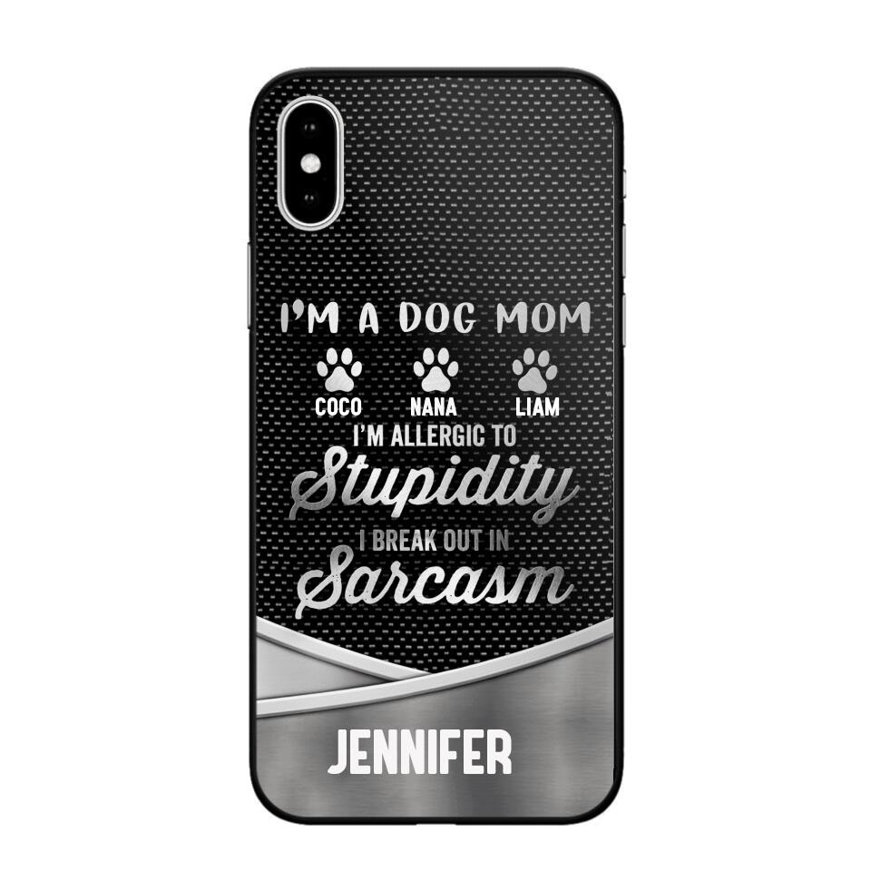 Personalized I'm A Dog Mom Phone Case Printed NQHC2507