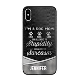 Personalized I'm A Dog Mom Phone Case Printed NQHC2507
