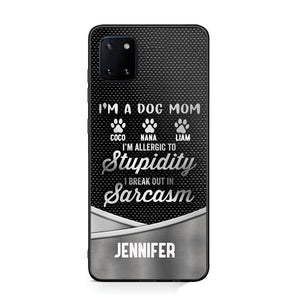 Personalized I'm A Dog Mom Phone Case Printed NQHC2507