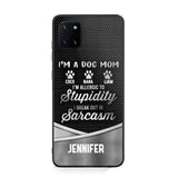 Personalized I'm A Dog Mom Phone Case Printed NQHC2507