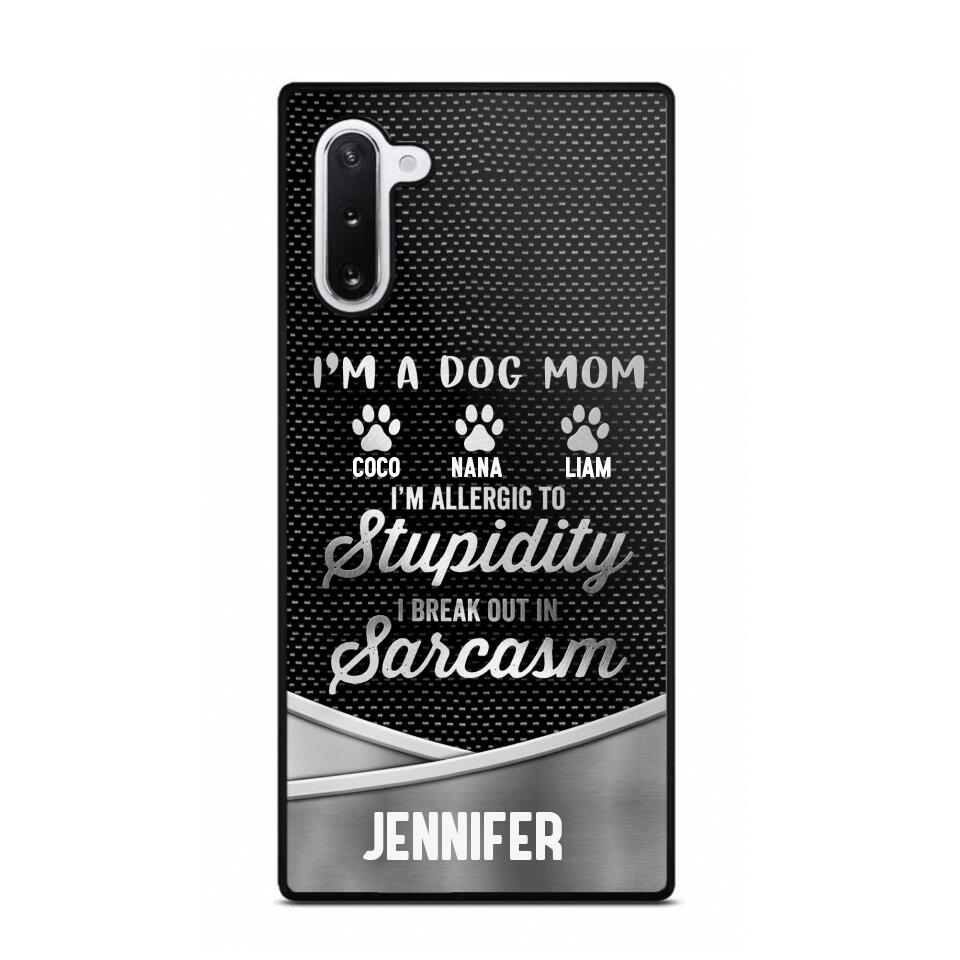 Personalized I'm A Dog Mom Phone Case Printed NQHC2507