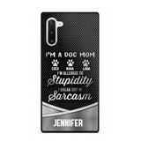 Personalized I'm A Dog Mom Phone Case Printed NQHC2507