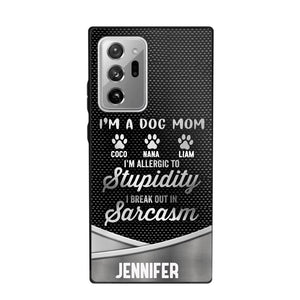 Personalized I'm A Dog Mom Phone Case Printed NQHC2507