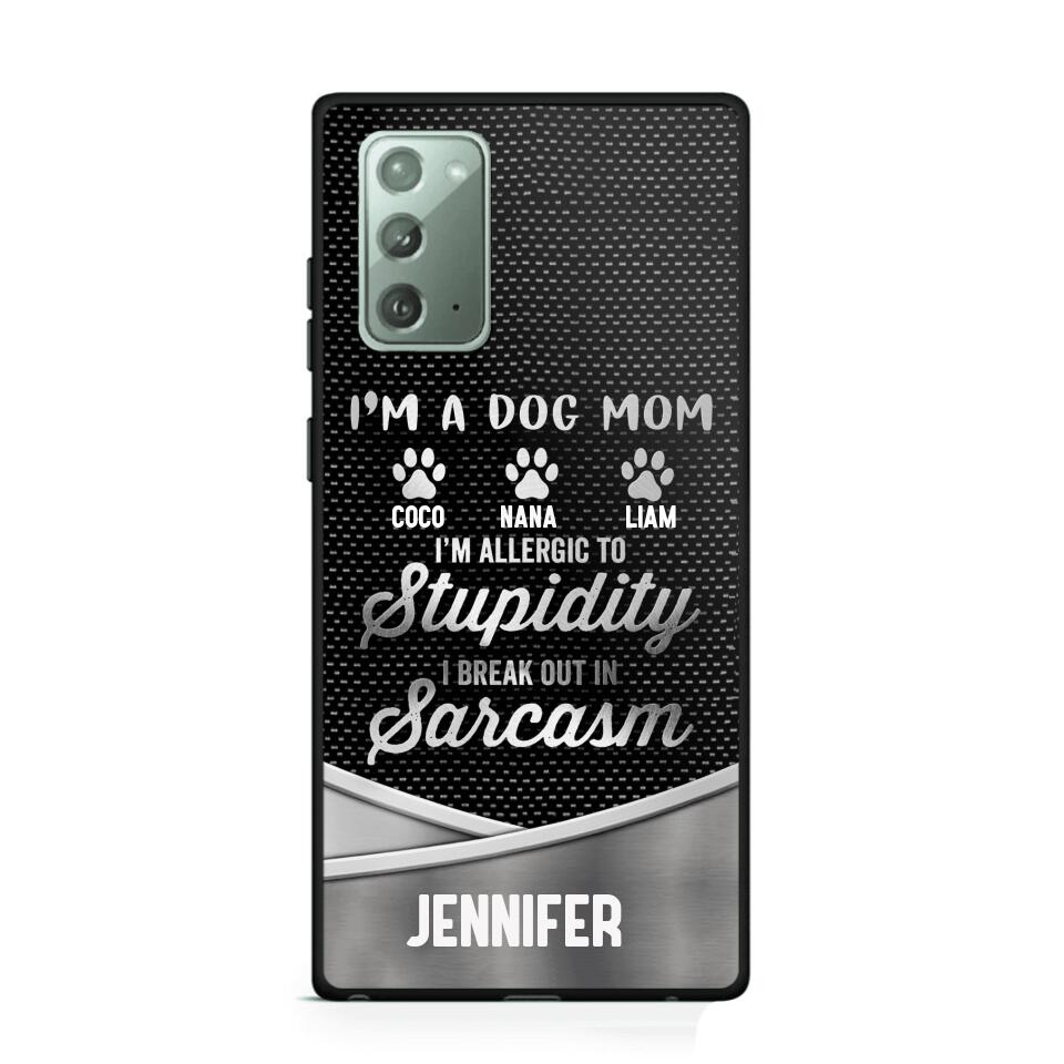 Personalized I'm A Dog Mom Phone Case Printed NQHC2507