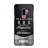 Personalized I'm A Dog Mom Phone Case Printed NQHC2507