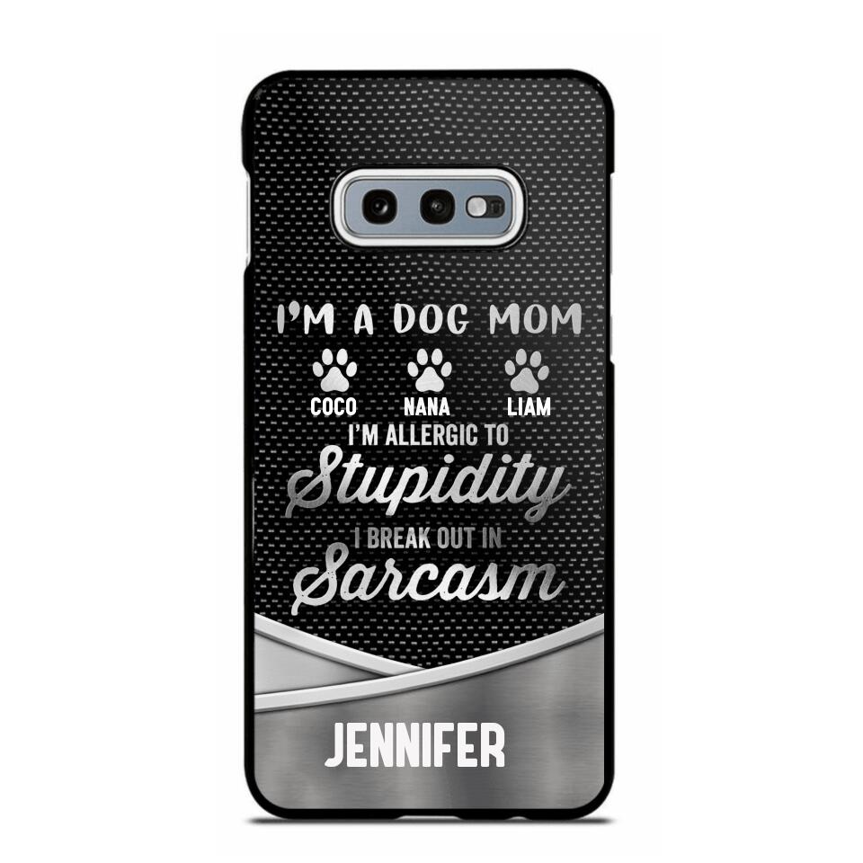 Personalized I'm A Dog Mom Phone Case Printed NQHC2507