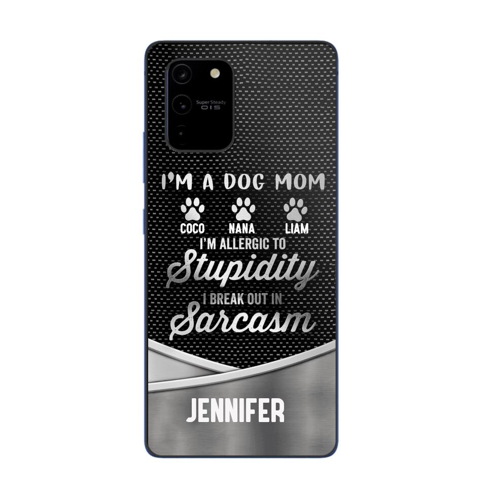 Personalized I'm A Dog Mom Phone Case Printed NQHC2507