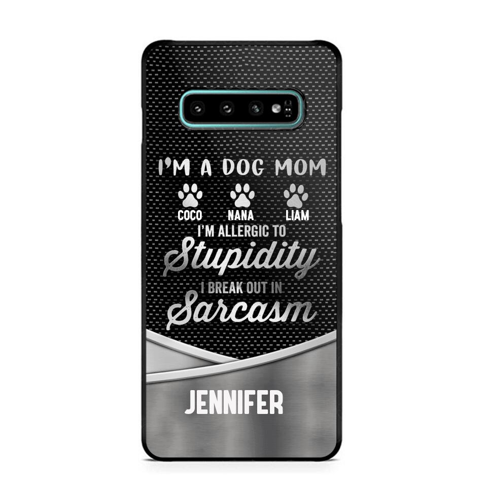 Personalized I'm A Dog Mom Phone Case Printed NQHC2507