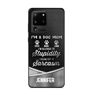 Personalized I'm A Dog Mom Phone Case Printed NQHC2507