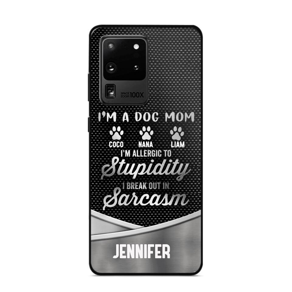 Personalized I'm A Dog Mom Phone Case Printed NQHC2507
