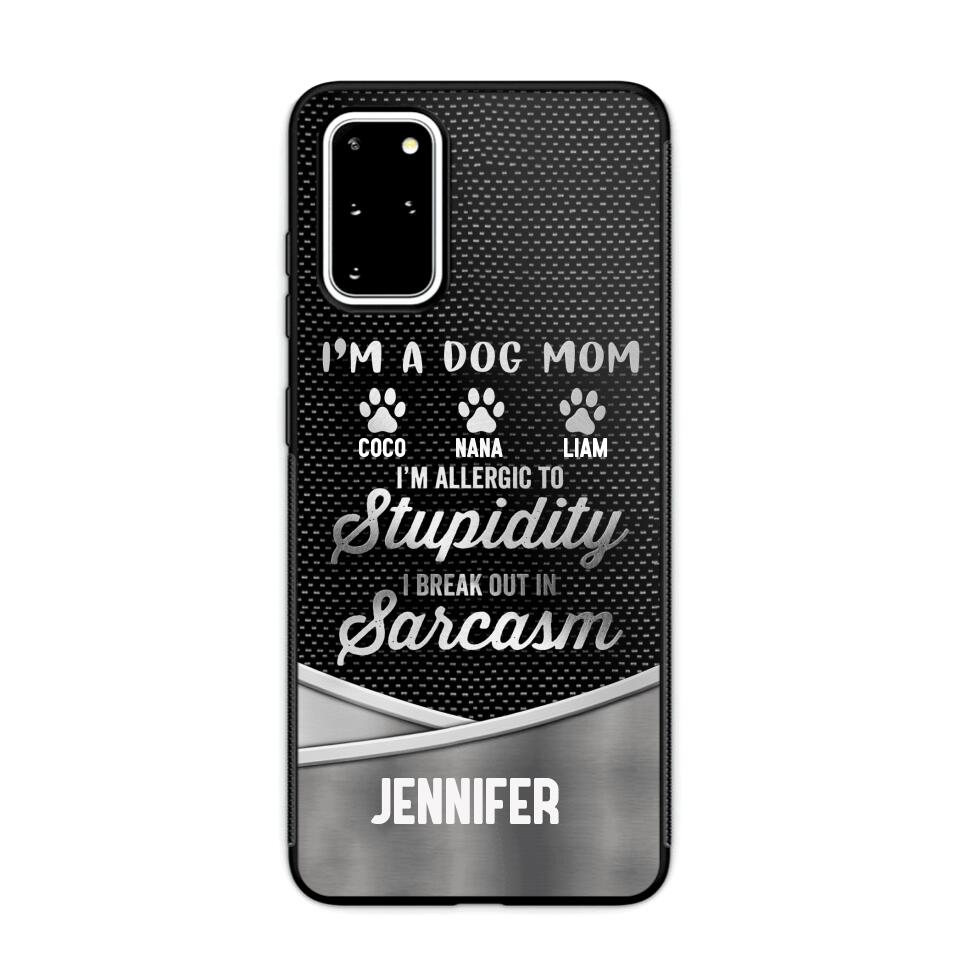 Personalized I'm A Dog Mom Phone Case Printed NQHC2507