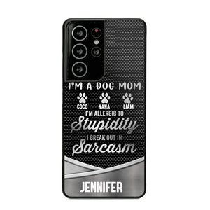 Personalized I'm A Dog Mom Phone Case Printed NQHC2507
