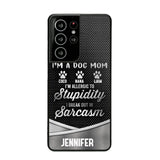 Personalized I'm A Dog Mom Phone Case Printed NQHC2507