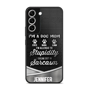 Personalized I'm A Dog Mom Phone Case Printed NQHC2507