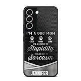 Personalized I'm A Dog Mom Phone Case Printed NQHC2507