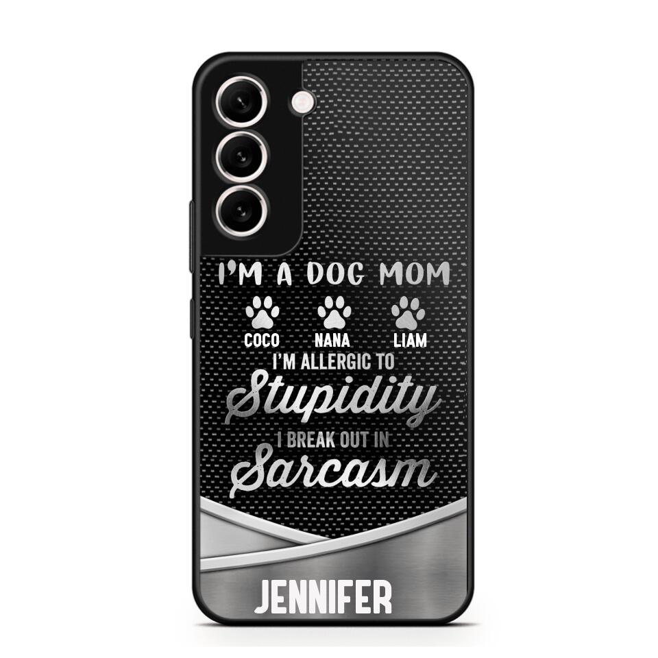Personalized I'm A Dog Mom Phone Case Printed NQHC2507