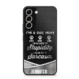 Personalized I'm A Dog Mom Phone Case Printed NQHC2507