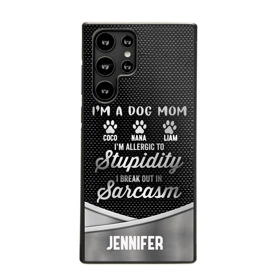 Personalized I'm A Dog Mom Phone Case Printed NQHC2507