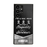 Personalized I'm A Dog Mom Phone Case Printed NQHC2507