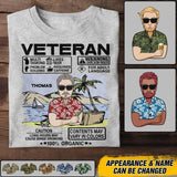 Personalized Canadian Veterans/Soldier Tshirt Printed 22JUY-DT25