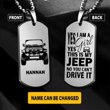 Personalized This Is My Jeep No You Can't Drive It Necklaces Printed 22JUY-HY25