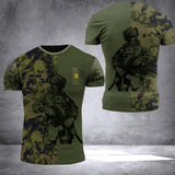 Personalized Finland Veteran/ Solider Camo Hoodie or Tshirt 3D Printed QTHC2507