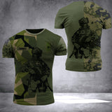 Personalized Sweden Veteran/ Solider Camo Hoodie or Tshirt 3D Printed QTHC2507