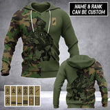 Personalized Swiss Veteran/ Solider Camo Hoodie or Tshirt 3D Printed QTHC2507