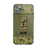 Personalized Australian Soldier/Veterans Phone Case Printed 22JUY-HY26