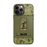 Personalized Australian Soldier/Veterans Phone Case Printed 22JUY-HY26