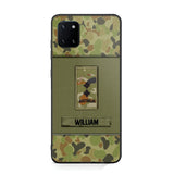 Personalized Australian Soldier/Veterans Phone Case Printed 22JUY-HY26