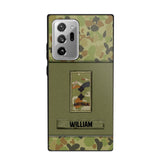 Personalized Australian Soldier/Veterans Phone Case Printed 22JUY-HY26
