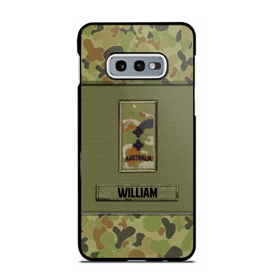 Personalized Australian Soldier/Veterans Phone Case Printed 22JUY-HY26