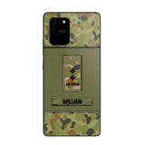 Personalized Australian Soldier/Veterans Phone Case Printed 22JUY-HY26