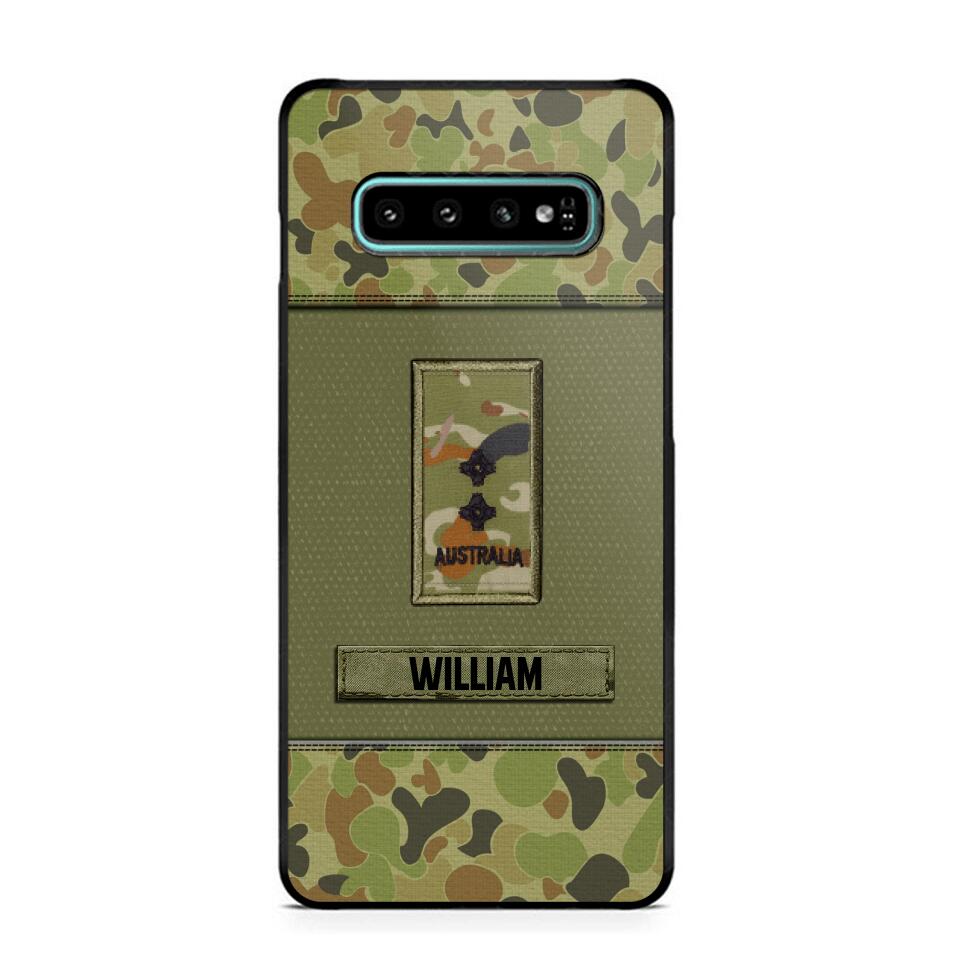 Personalized Australian Soldier/Veterans Phone Case Printed 22JUY-HY26