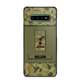 Personalized Australian Soldier/Veterans Phone Case Printed 22JUY-HY26