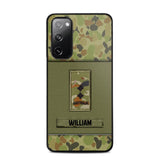 Personalized Australian Soldier/Veterans Phone Case Printed 22JUY-HY26
