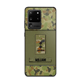 Personalized Australian Soldier/Veterans Phone Case Printed 22JUY-HY26