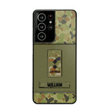 Personalized Australian Soldier/Veterans Phone Case Printed 22JUY-HY26