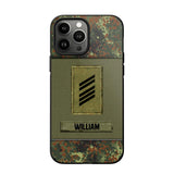 Personalized German Soldier/Veterans Phone Case Printed 22JUY-HY26