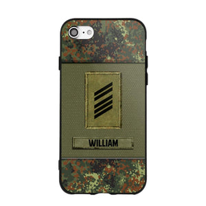 Personalized German Soldier/Veterans Phone Case Printed 22JUY-HY26