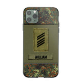 Personalized German Soldier/Veterans Phone Case Printed 22JUY-HY26