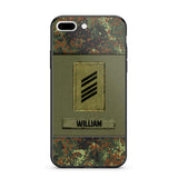 Personalized German Soldier/Veterans Phone Case Printed 22JUY-HY26
